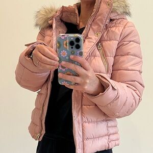 Pink puffer never worn